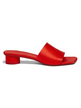 MM6 Maison Margiela Women's 25MM Cylinder-Heel Satin Sandals