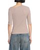 MM6 Maison Margiela Women's Asymmetric Rib-Knit Cotton-Blend Top - 5
