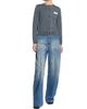 MM6 Maison Margiela Women's Contrast-Seam Virgin Wool-Blend Cardigan - 2