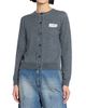 MM6 Maison Margiela Women's Contrast-Seam Virgin Wool-Blend Cardigan - 3