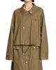 MM6 Maison Margiela Women's Cotton-Blend Short Trench Coat - 3