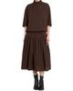 MM6 Maison Margiela Women's Cotton-Wool Canvas Midi Dress - 3