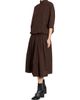 MM6 Maison Margiela Women's Cotton-Wool Canvas Midi Dress - 4