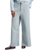 MM6 Maison Margiela Women's Drawstring Mid-Rise Wide-Leg Jeans - 3