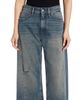 MM6 Maison Margiela Women's Exposed-Seam Distressed Wide-Leg Jeans - 6