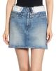 MM6 Maison Margiela Women's Layered-Waist Denim Mini Skirt - 3