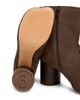 MM6 Maison Margiela Women's Stitch 70MM Central-Seam Suede Ankle Boots - 5