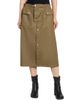 MM6 Maison Margiela Women's Stretch-Cotton Trench Midi Skirt - 3