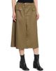 MM6 Maison Margiela Women's Stretch-Cotton Trench Midi Skirt - 4