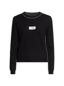 MM6 Maison Margiela Women's Wool Crewneck Sweater