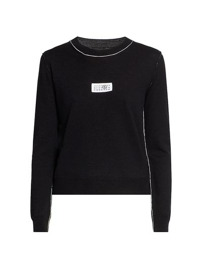 MM6 Maison Margiela Women's Wool Crewneck Sweater