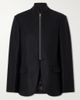 MM6 MAISON MARGIELA Wool-blend zip-up blazer - 1