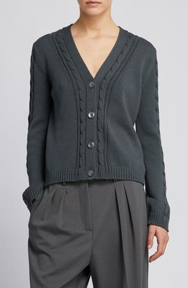 MM by Max Mara MM by Max Mara Master Cable Stitch Cardigan