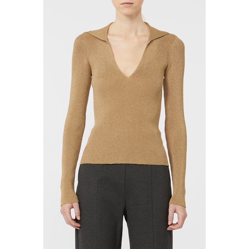 MM by Max Mara MM by Max Mara Ondata Metallic Rib Sweater