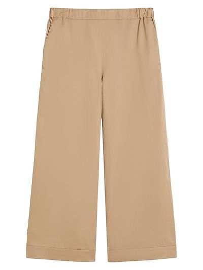MM Max Mara Women's Cotton Satin Trousers
