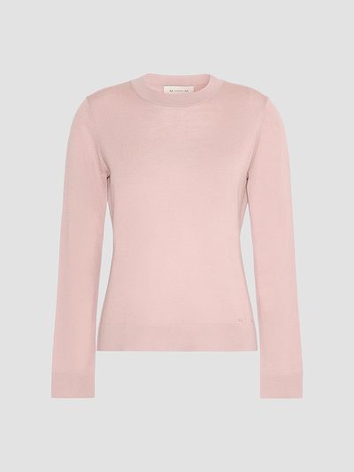 MM Max Mara Women's Crew Neck Wool Yarn Jumper