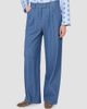 MM Max Mara Women's Denim Effect Jersey Loose Fit Trousers - 3