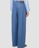 MM Max Mara Women's Denim Effect Jersey Loose Fit Trousers - 5