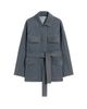 MM Max Mara Women's Denim Jersey Saharan Jacket - 7