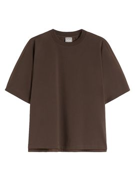MM Max Mara Women's Jersey and Cotton Poplin T-Shirt