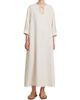 MM Max Mara Women's Linen and Cotton Maxi Kaftan Dress - 4