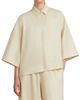 MM Max Mara Women's Linen Canvas Boxy Shirt - 2