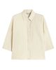 MM Max Mara Women's Linen Canvas Boxy Shirt - 6