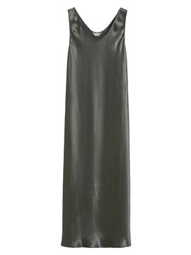 MM Max Mara Women's Long Satin Dress