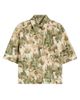 MM Max Mara Women's Printed Cotton Cropped Shirt - 6