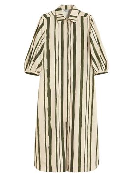 MM Max Mara Women's Printed Poplin Shirt Dress