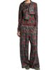 MM Max Mara Women's Printed Silk Palazzo Trousers - 5