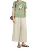 MM Max Mara Women's Straight Fit Linen Canvas Trousers - 2