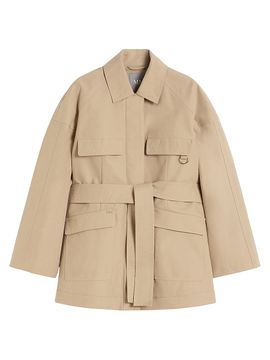 MM Max Mara Women's Water Repellent Gabardine Saharan Jacket
