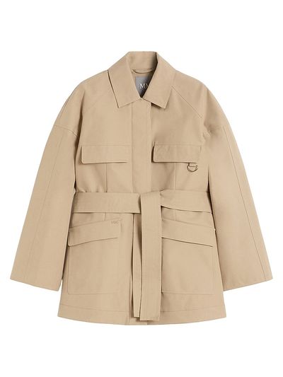 MM Max Mara Women's Water Repellent Gabardine Saharan Jacket