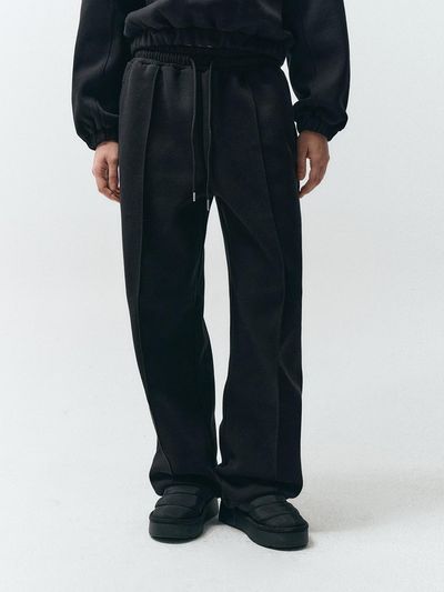 MMAK LOGO STRING PANTS, BLACK