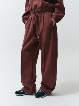 MMAK LOGO STRING PANTS, BURGUNDY