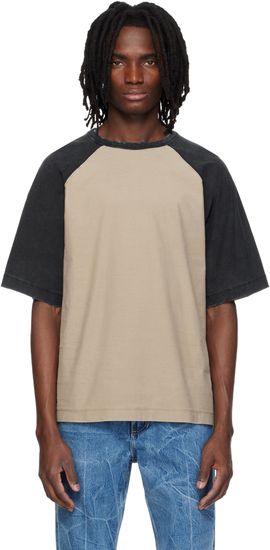 MMIC MMIC Brown & Black Block T-shirt