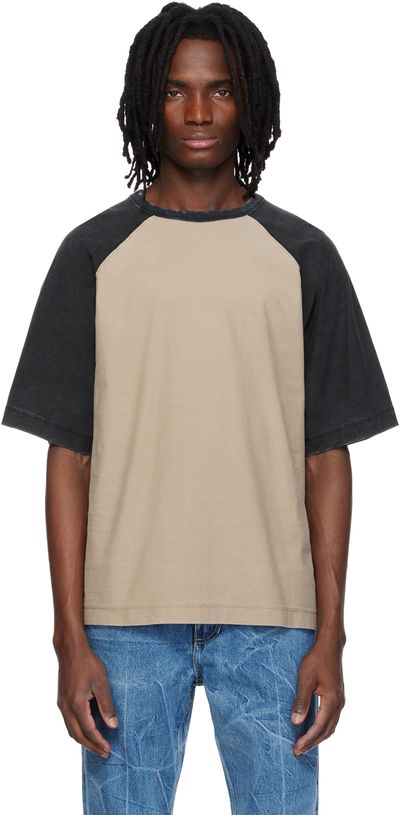 MMIC MMIC Brown & Black Block T-shirt