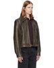 MMIC MMIC Brown Aged Leather Jacket - 2