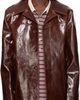 MMIC MMIC Brown Boulevard Leather Coat - 1