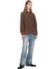 MMIC MMIC Brown Veil Longsleeve T-shirt - 4