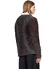 MMIC MMIC Gray & Brown Shroud Cardigan - 3
