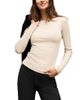 M.m.lafleur M. m.LaFleur Malley Organic Ribbed Pima Cotton Fitted Tee - 1
