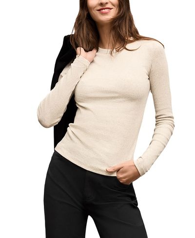 M.m.lafleur M. m.LaFleur Malley Organic Ribbed Pima Cotton Fitted Tee