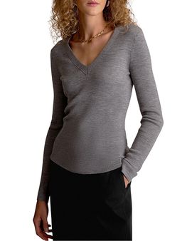 M.m.lafleur M. m.LaFleur Yanka Ribbed Merino Sweater