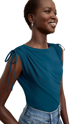 M.M.LaFleur M.M.LaFleur Dotty Light Jersey Top