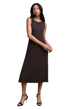 M.M.LaFleur M.M.LaFleur Milano Drape Dress - Ribbed Pima Modal