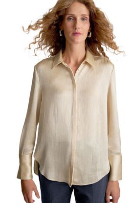 M.M.LaFleur M.M.LaFleur Tatum Plisse Shirt