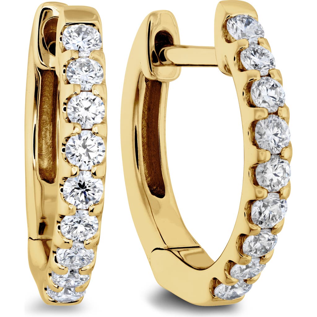 Mémoire Mémoire Odessa Diamond Huggie Hoop Earrings