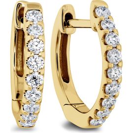 Mémoire Mémoire Odessa Diamond Huggie Hoop Earrings